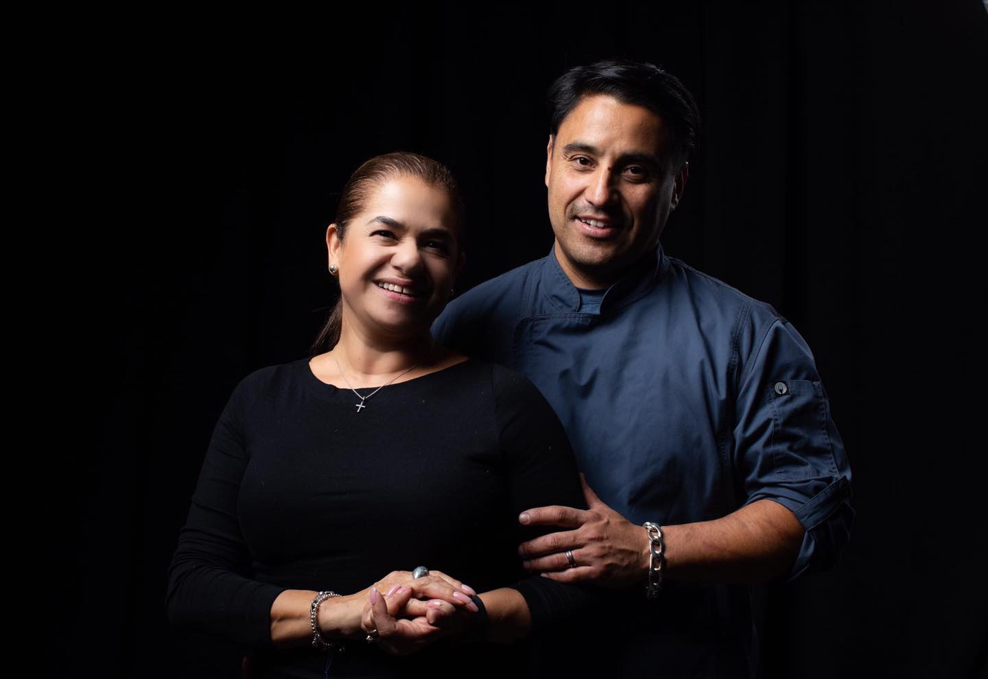 Chef JC Morales and Marcela Chef JC Morales and his wife Marcela of JC Bruno Restaurant in San Bruno