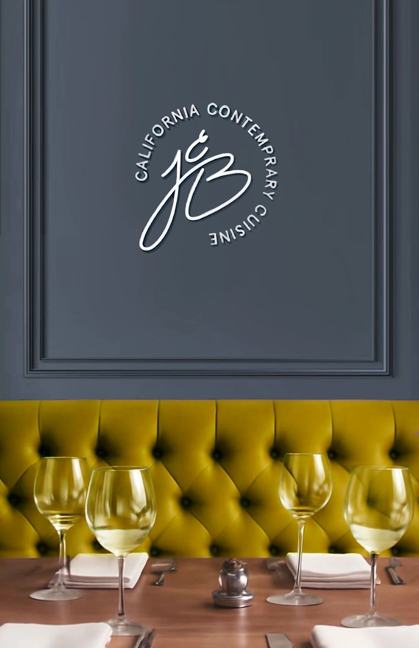 JC Bruno Catering Menu Cover JC Bruno catering menu cover: California Contemporary Cuisine